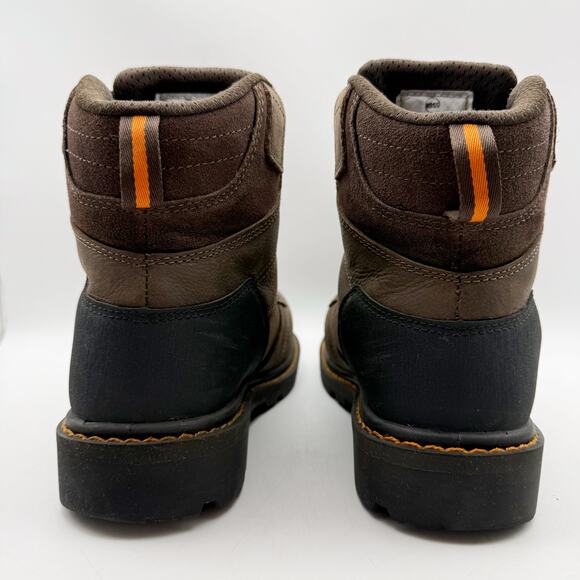 Big Hoss Mens Carson 6 in Work Boot US 7 XXW 6E Brown Composite Toe Leather NIB main image 6